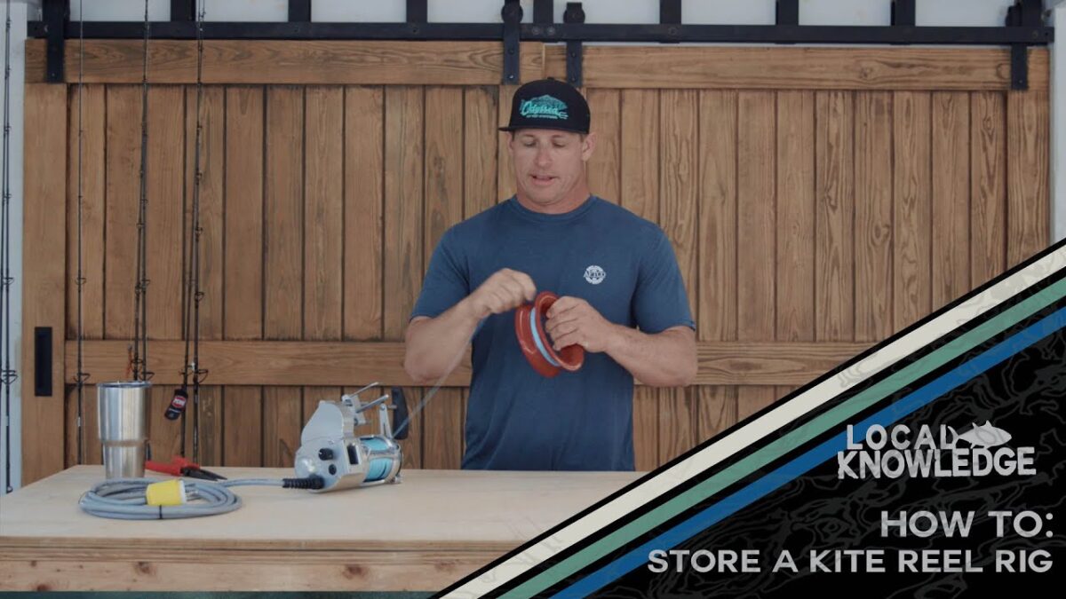 HOW TO STORE AN ELECTRIC KITE ROD RIG ON A YOYO Local Knowledge How To: Store a Kite Reel Rig